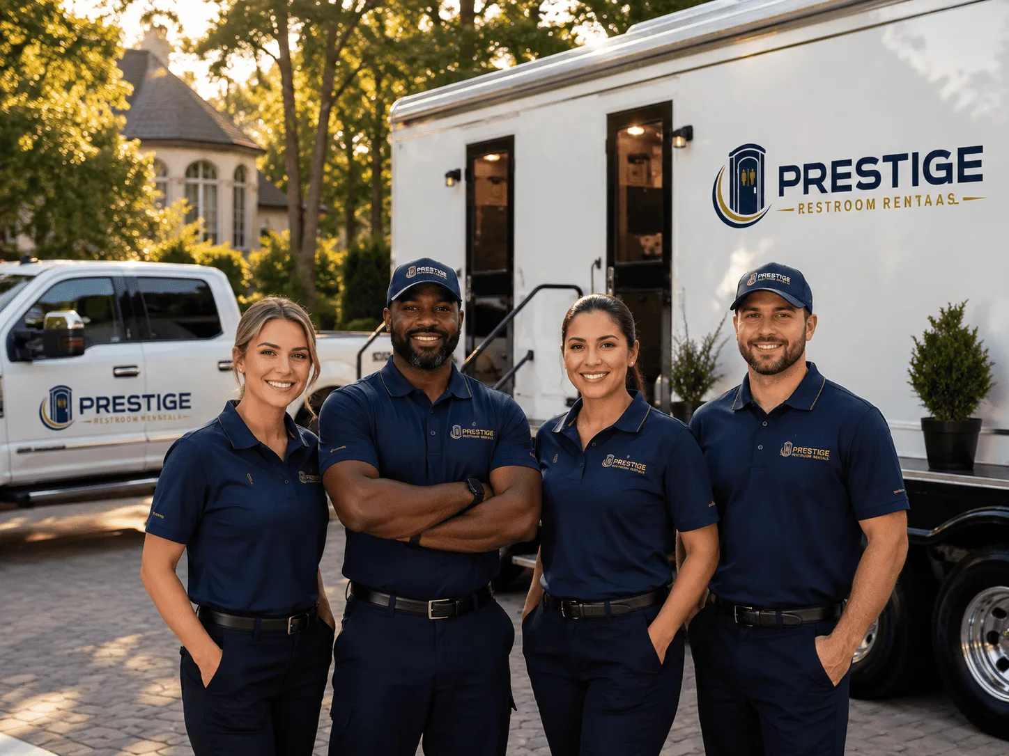 Trusted Luxury Portable Restrooms company in Crowder, MS